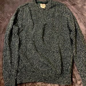 Oversized green grandpa sweater